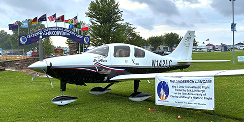 The New Spirit of St. Louis visits AirVenture